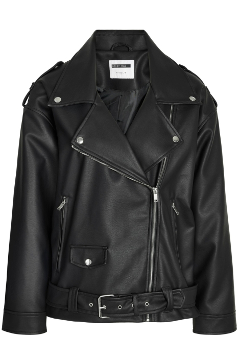 Noisy may zwarte dames jas