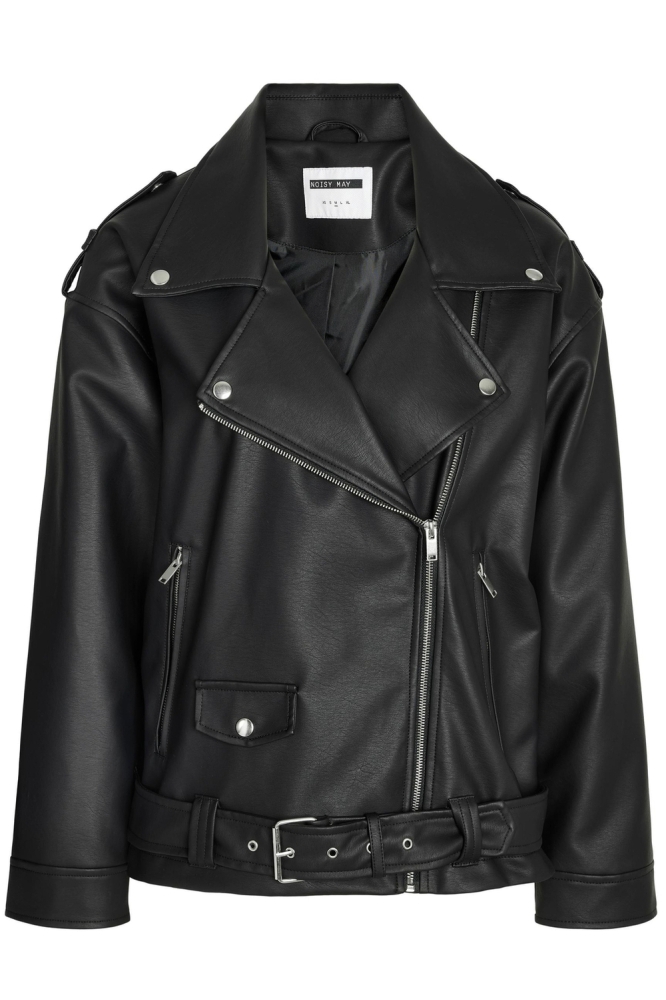 Noisy may zwarte dames jas