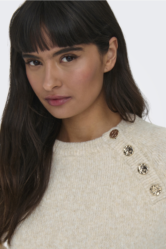 Only beige dames trui | Close up