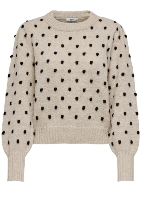 Jacqueline de Yong beige dames trui | Vooraanzicht