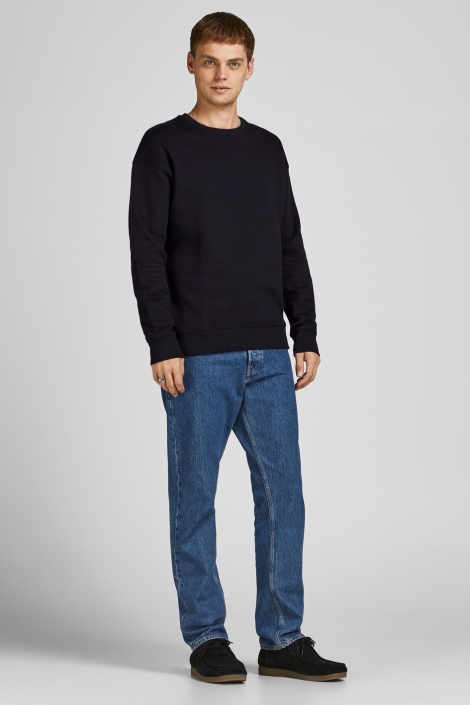 Jack & Jones zwarte heren sweater | Model