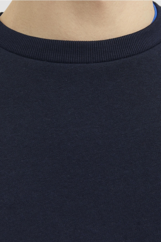Jack & Jones blauwe heren sweater | Close up
