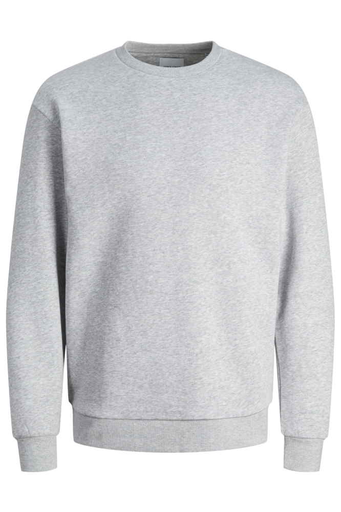Jack & Jones grijze heren sweater | Vooraanzicht