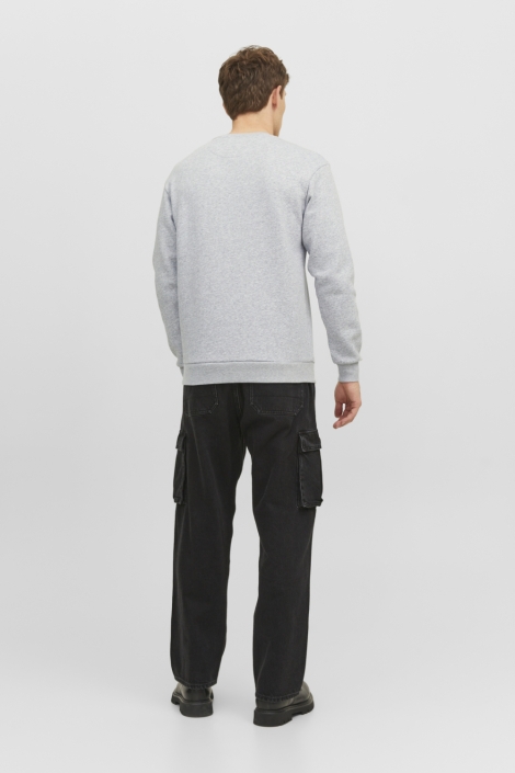 Jack & Jones grijze heren sweater | Model