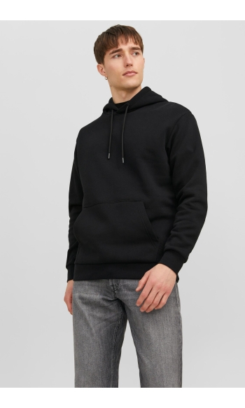 JJEBRADLEY SWEAT HOOD NOOS 12249340 BLACK
