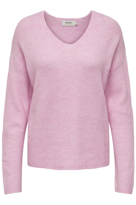 Only roze dames trui | Vooraanzicht