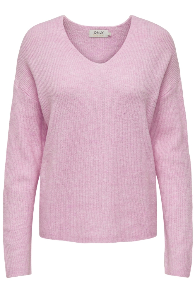 Only roze dames trui | Vooraanzicht