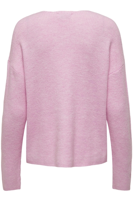 Only roze dames trui | Achteraanzicht