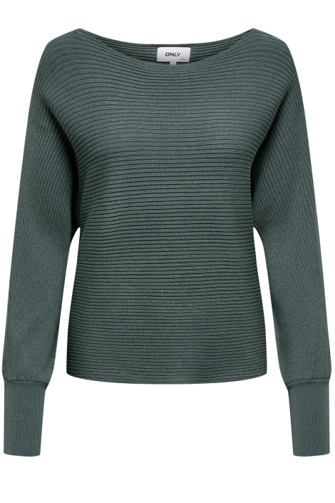 Only groene dames trui | Vooraanzicht