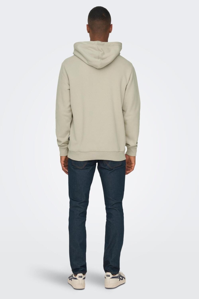 Only & Sons beige heren sweater | Model