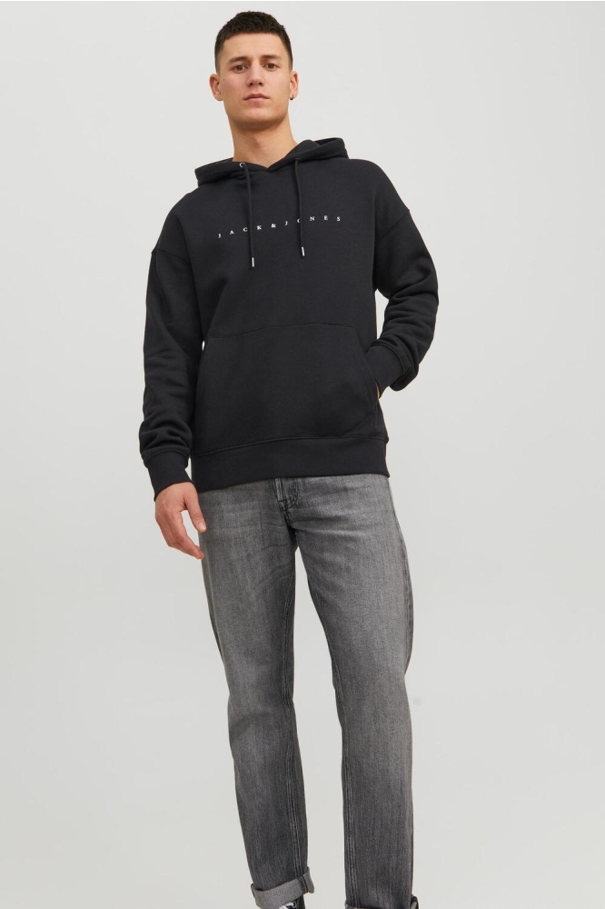 Jack & Jones zwarte heren sweater | Model