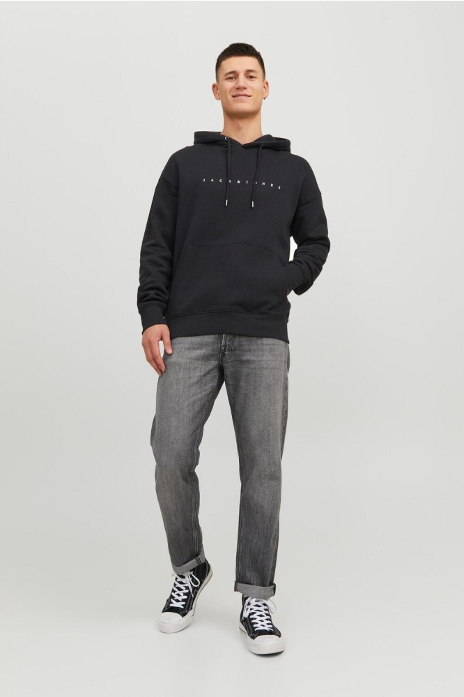 Jack & Jones zwarte heren sweater | Model
