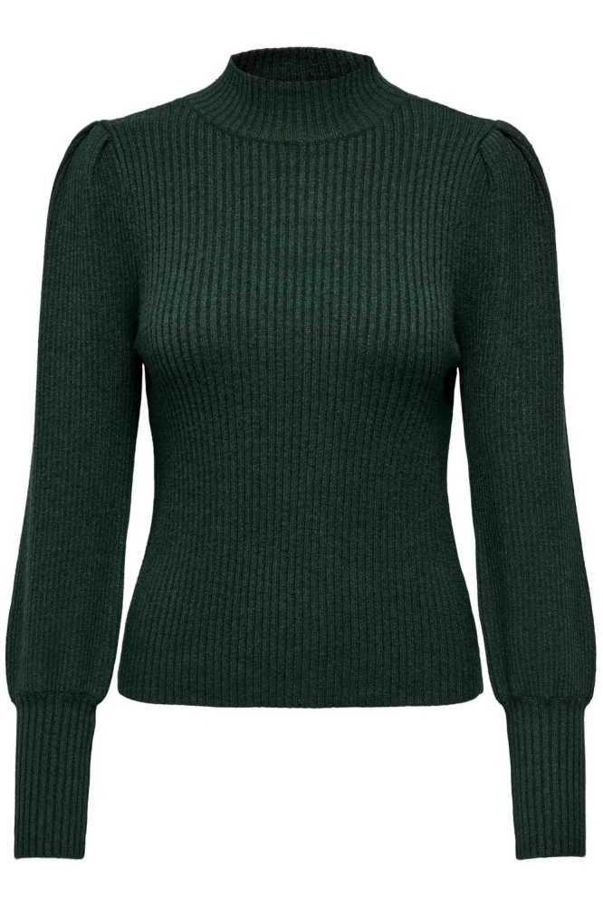 Only groene dames trui | Vooraanzicht