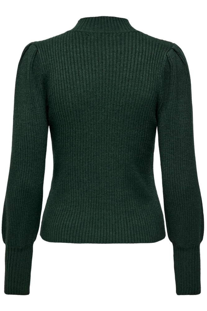 Only groene dames trui | Achteraanzicht