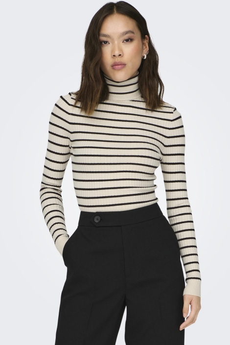 Only beige dames trui | Model