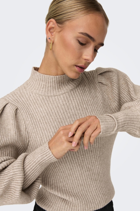 Only beige dames trui | Close up