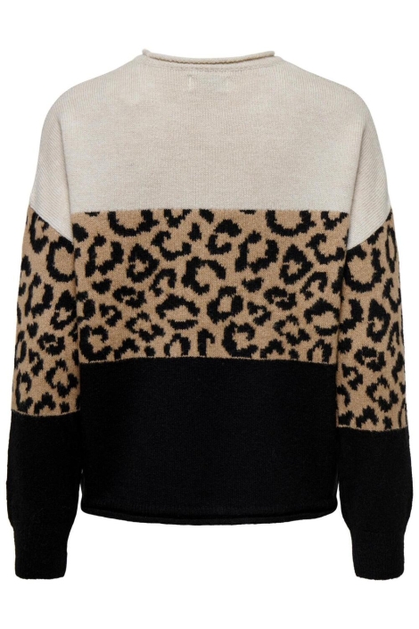 Only beige dames trui | Achteraanzicht