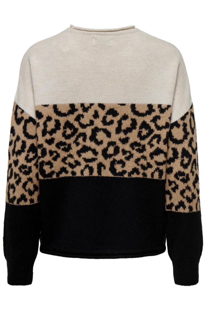 Only beige dames trui | Achteraanzicht