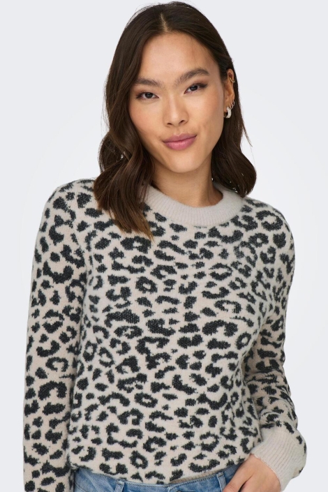 Jacqueline de Yong ecru dames trui