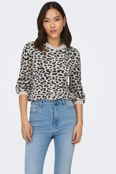 Jacqueline de Yong ecru dames trui