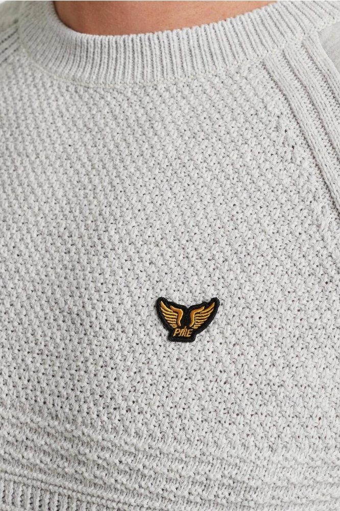 PME legend beige heren trui | Close up