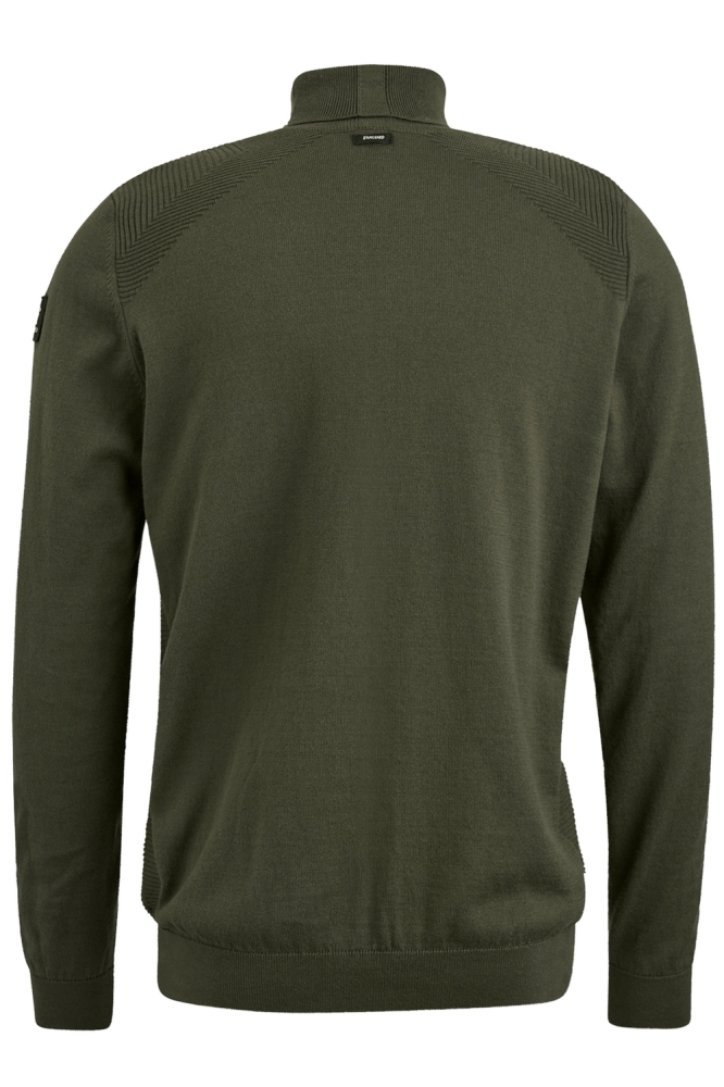 Vanguard groene heren trui | Achteraanzicht