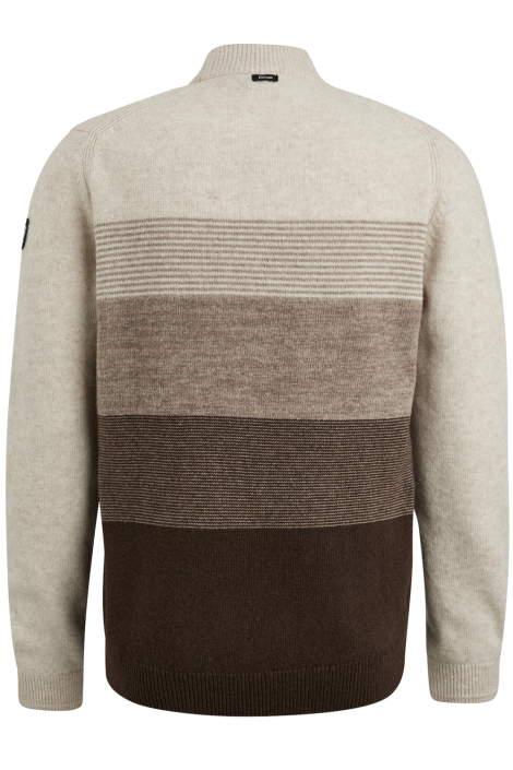 Vanguard bruine heren trui | Achteraanzicht