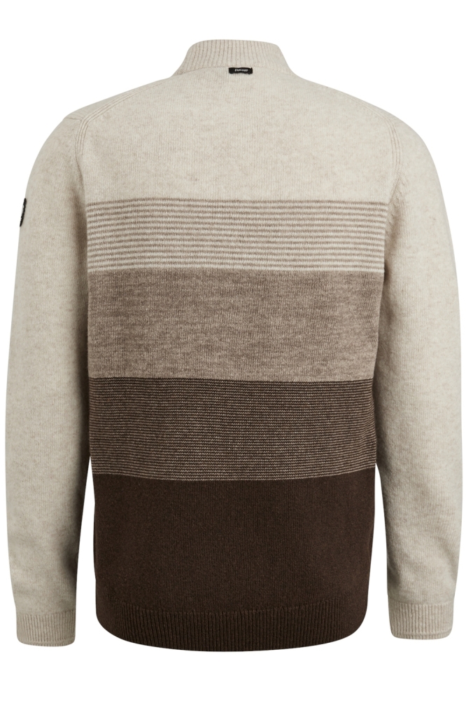 Vanguard bruine heren trui | Achteraanzicht