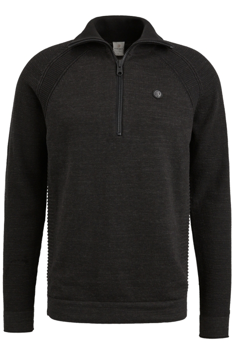 Cast Iron grijze heren trui | Vooraanzicht