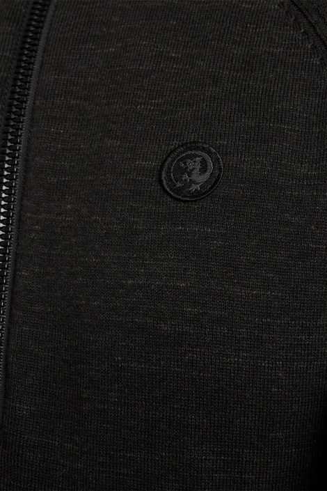 Cast Iron grijze heren trui | Close up