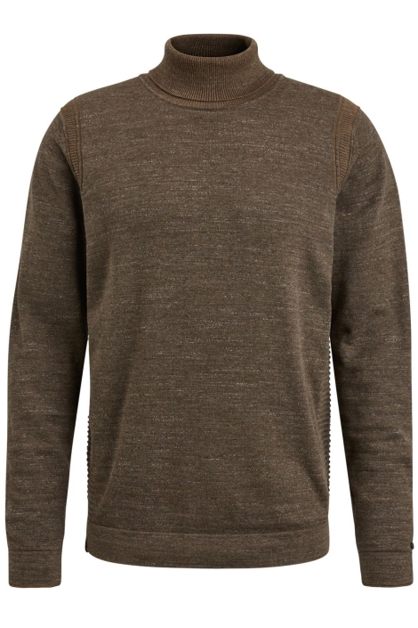 Cast Iron bruine heren trui | Vooraanzicht