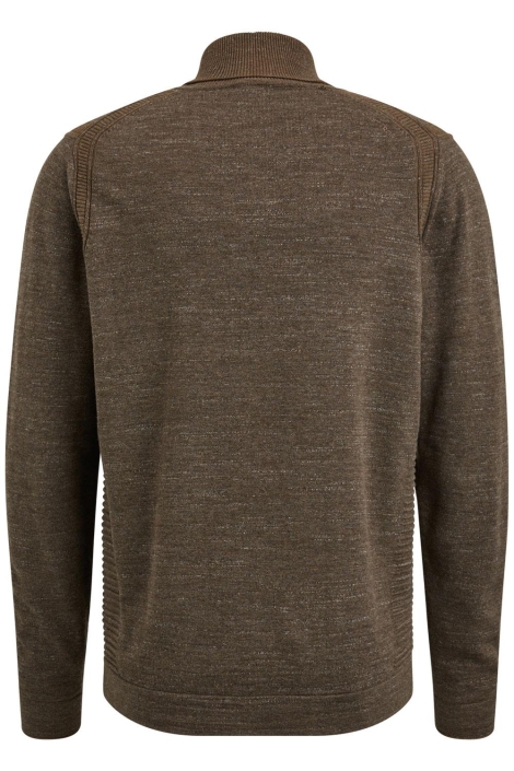 Cast Iron bruine heren trui | Achteraanzicht