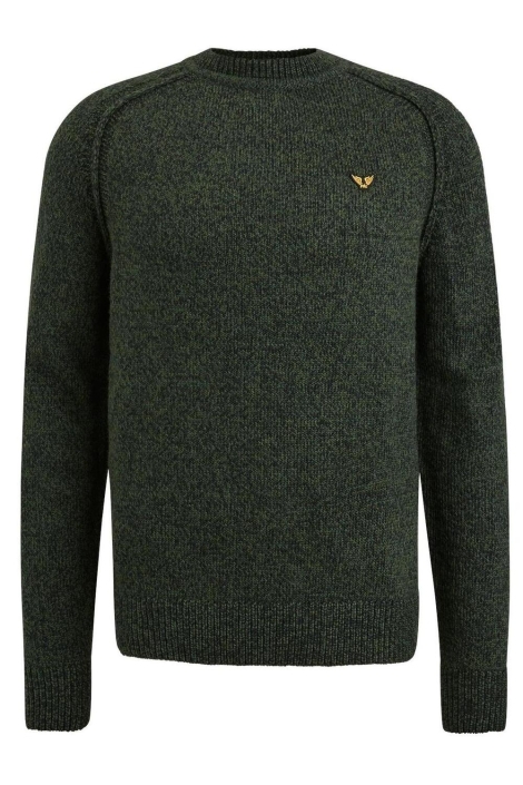 PME legend groene heren trui | Vooraanzicht