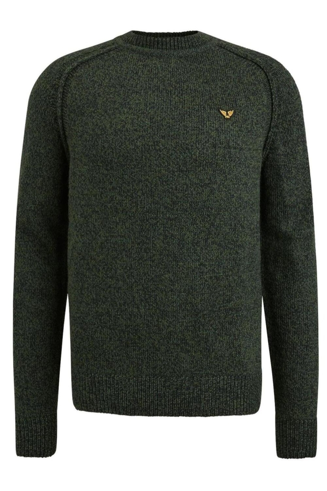 PME legend groene heren trui | Vooraanzicht