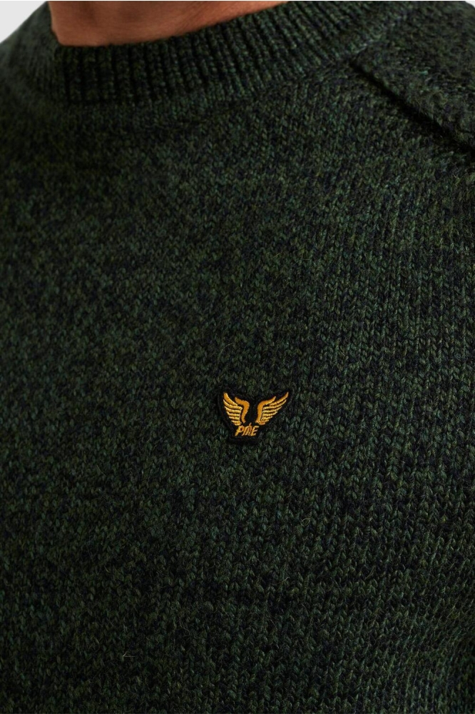 PME legend groene heren trui | Close up