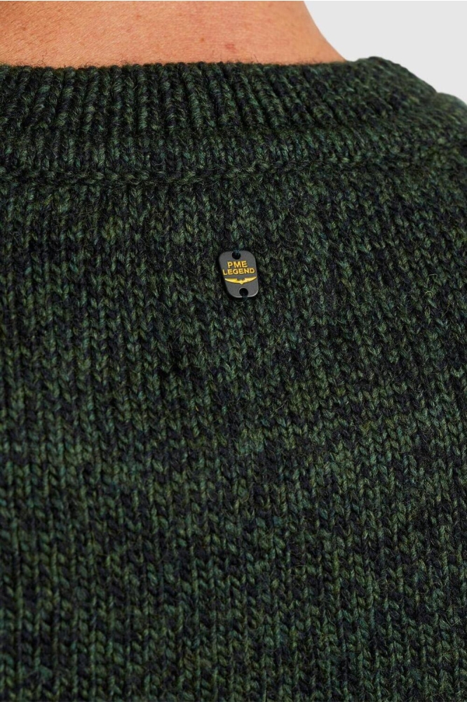 PME legend groene heren trui | Close up