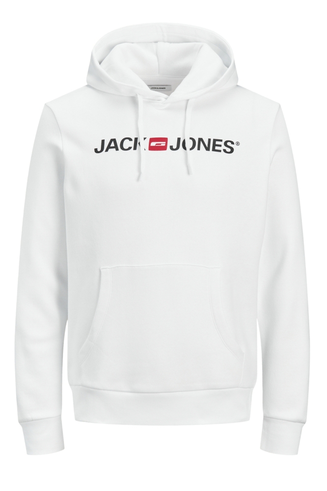 Jack & Jones witte heren sweater | Vooraanzicht
