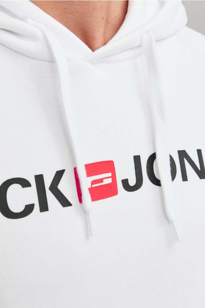 Jack & Jones witte heren sweater | Close up