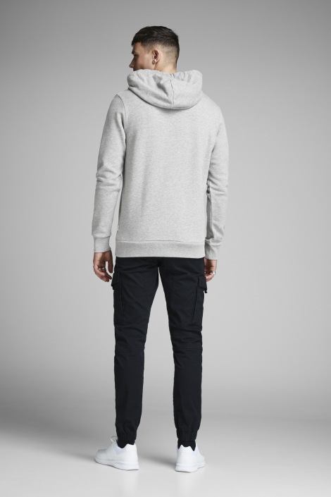 Jack & Jones grijze heren sweater | Model