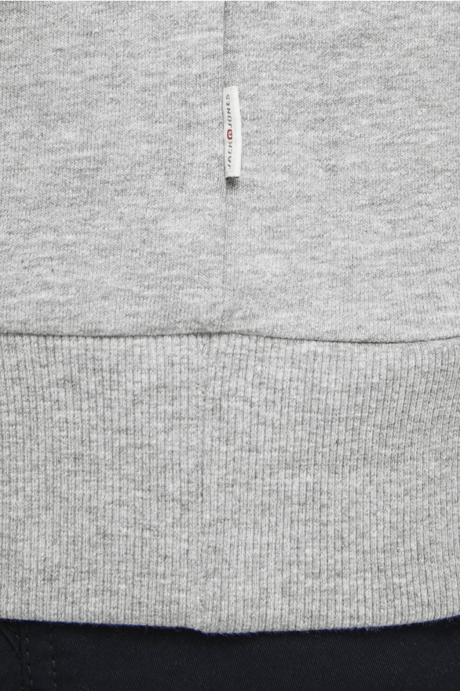 Jack & Jones grijze heren sweater | Close up