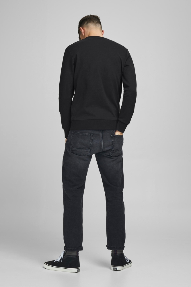 Jack & Jones zwarte heren sweater | Model