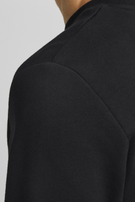 Jack & Jones zwarte heren sweater | Close up