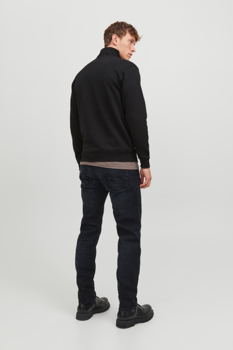 Jack & Jones zwarte heren sweater | Model