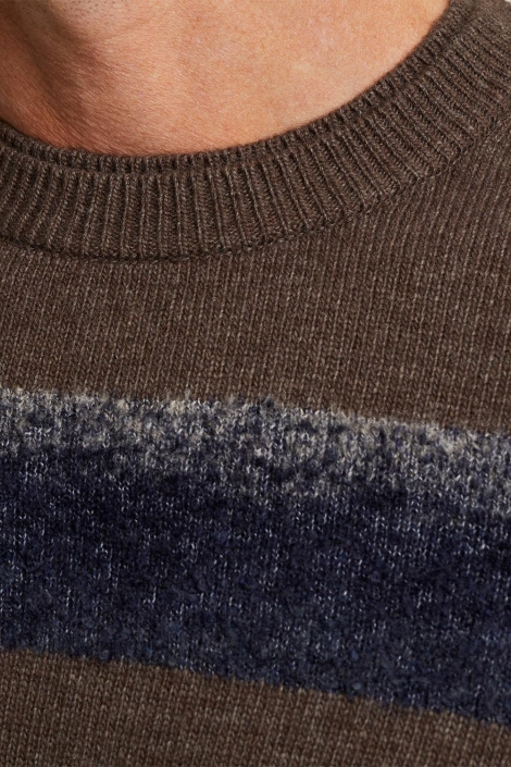 Vanguard bruine heren trui | Close up