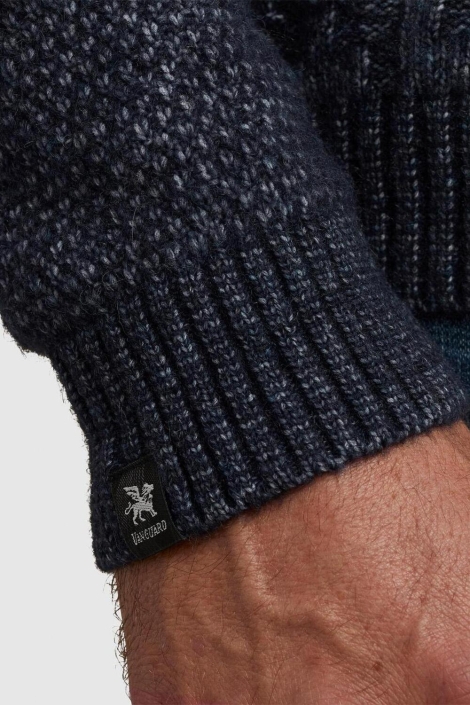 Vanguard blauwe heren vest | Close up