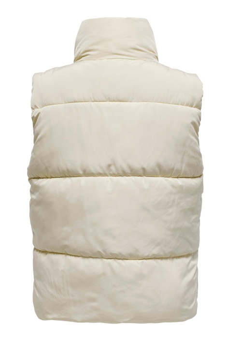 Jacqueline de Yong ecru dames jas | Achteraanzicht