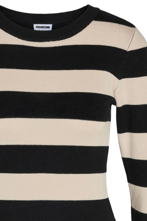 Noisy may beige dames trui