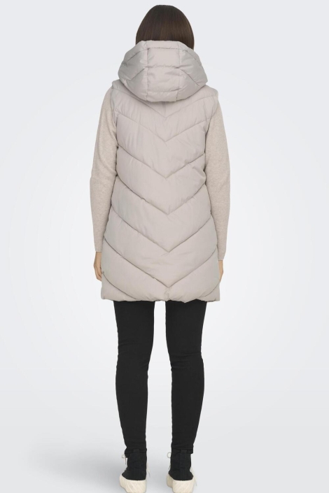 Jacqueline de Yong grijze dames jas | Model