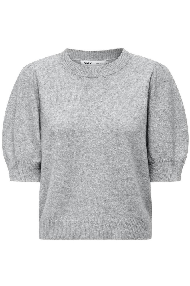 Only grijze dames trui | Vooraanzicht