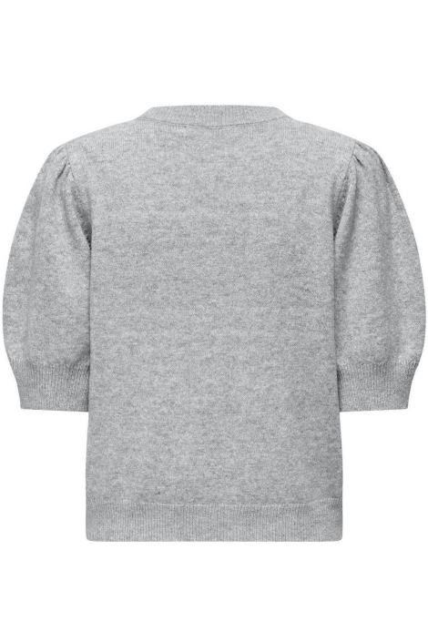 Only grijze dames trui | Achteraanzicht